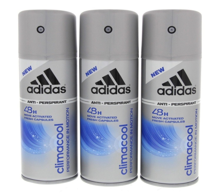 Adidas Deo Body Spray Climacool 150ml x 3pcs Buy Online at Best Price in  Gulf Countries - Dukakeen.com