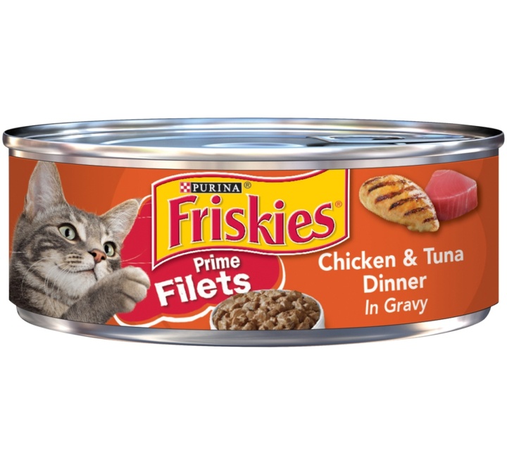 Friskies Prime Fillets Chicken & Tuna Dinner 156g Buy Online at Best ...