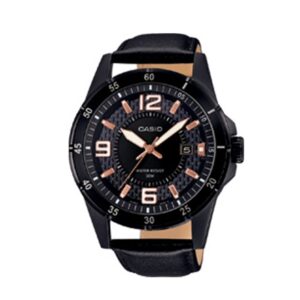 Casio-MTP-1291BL-1A2V-Men-s-Watch-Analog-Black-Dial-Black-Leather-Band