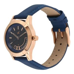 Fastrack-6165WL01-WoMens-Analog-Watch-Blue-Dial-Navy-Blue-Strap