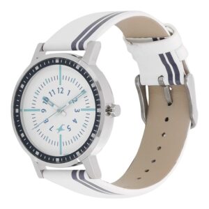 Fastrack-6172SL01-WoMens-Analog-Watch-White-Dial-White-Leather-Strap