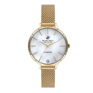 Beverly-Hills-Polo-Club-BP3305X-120-Women-s-Analog-Watch-Mother-of-pearl-Dial-Gold-Stainless-Steel-Band