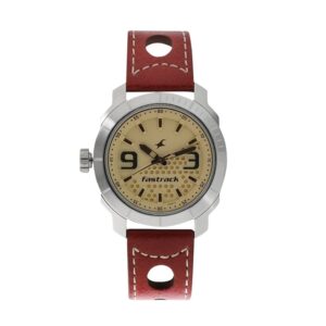 Fastrack-3168SL02-Mens-Loopholes-Collection-Analog-Watch-Champagne-Dial-Brown-Leather-Band
