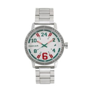 Fastrack-3178SM02-Mens-Varsity-Collection-Analog-Watch-White-Dial-Silver-Stainless-Steel-Band