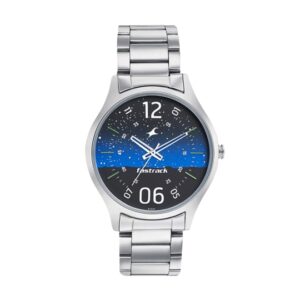 Fastrack-3184SM04-Mens-Space-Rover-Collection-Analog-Watch-Blue-Dial-Silver-Stainless-Steel-Band