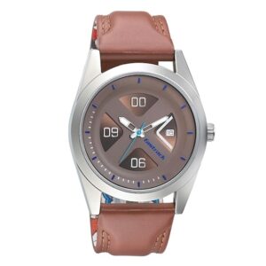 Fastrack-3218SL01-Mens-Go-Skate-Collection-Analog-Watch-Blue-Dial-Tan-Leather-Band