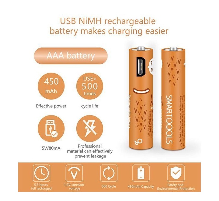 Smartoools-2-Pack-450Mah-Rechargeable-Aaa-Batteries-Pack-Of-2-Usbaaa2
