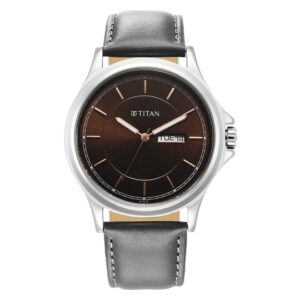 Titan-1870SL04-Brown-Dial-Grey-Leather-Strap-Analog-Watch-for-Men